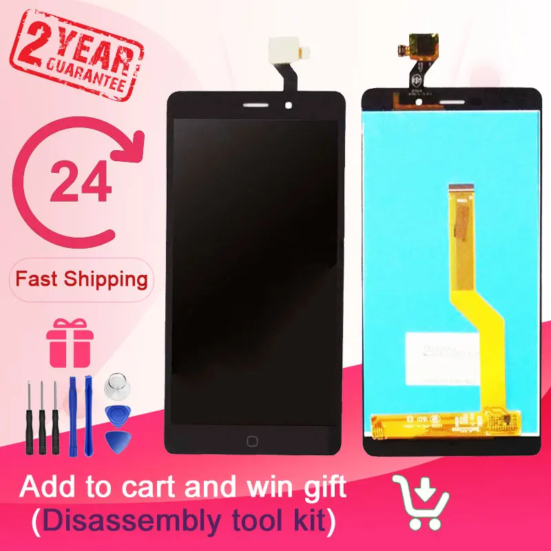 Для Elephone P9000 ЖК дисплей + сенсорный экран в сборе для p9000 lite дигитайзер Сенсорная