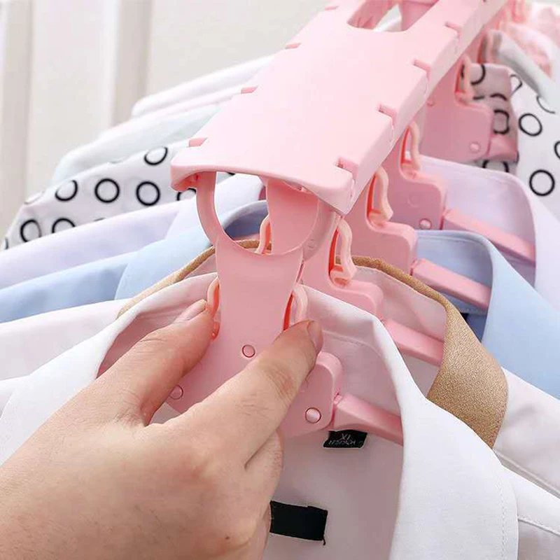 

Drying Rack Closet Organizer Space Saving Hanger Multifunction Rotate Antiskid Folding Clothes Rack Wardrobe Organizer Shelf