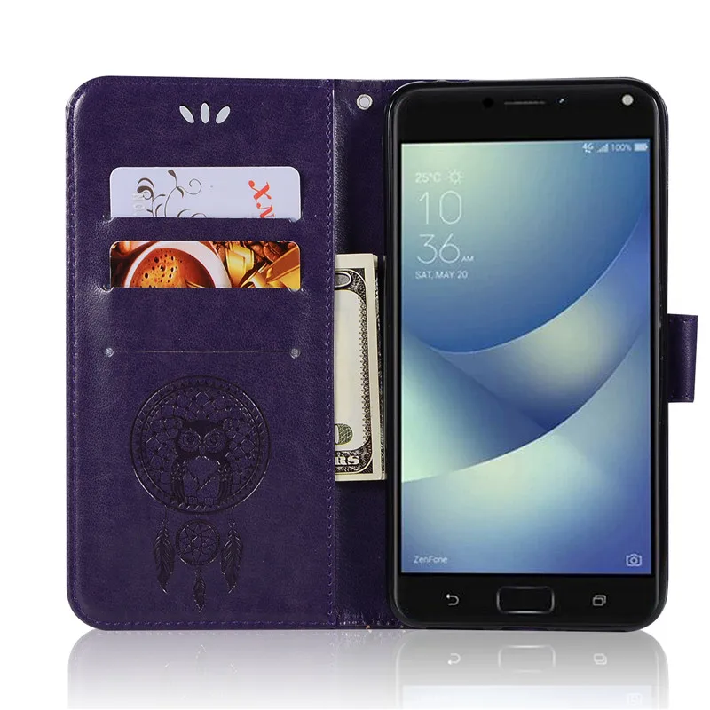 Чехол для Asus Zenfone 4 Max ZC554KL чехол X00ID флип телефона из искусственной кожи ZC ZC554 554 554KL