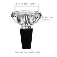 diamond hookah bowl smoking accessories shisha tobacco holder narguile flavour cup heat resistant germany metal chicha heads
