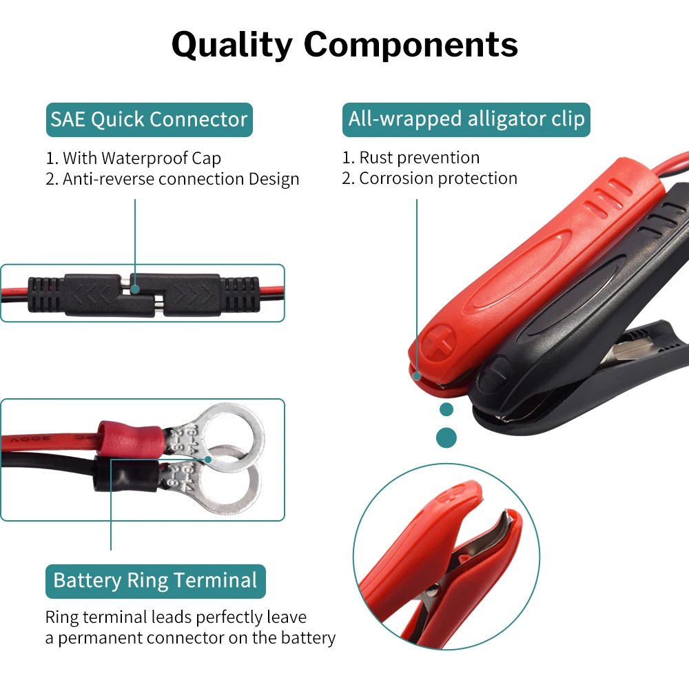 Deelife автоматическое умное зарядное устройство для аккумулятора мотоцикла