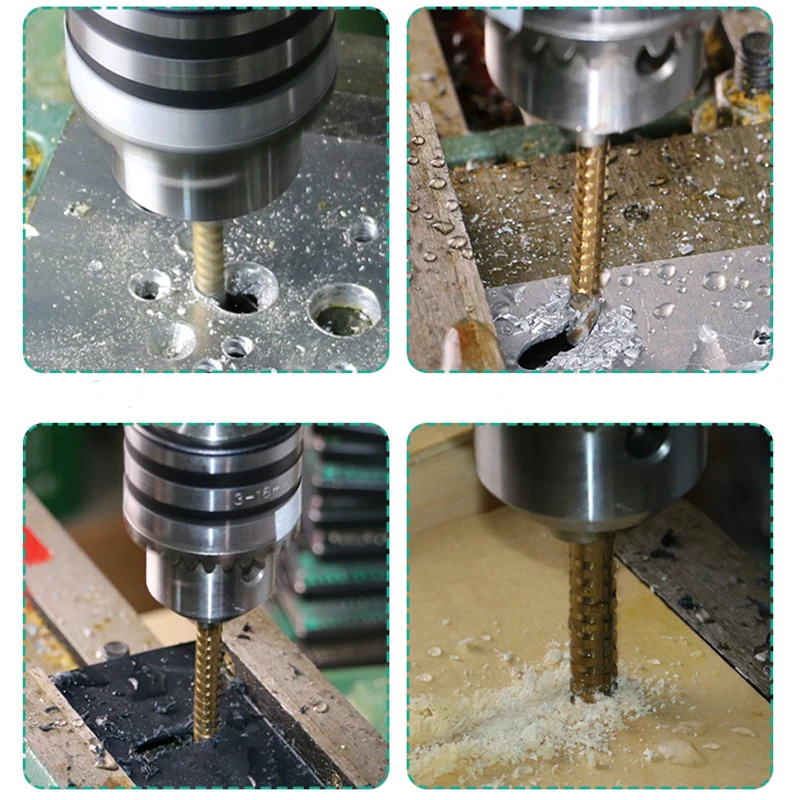 

3-8 mm HSS Drill Bit Set Electric Drill Plastic Metal Hole Grooving Drill Saw Spiral Screw Metric Composite Tap Twist Drill Bit