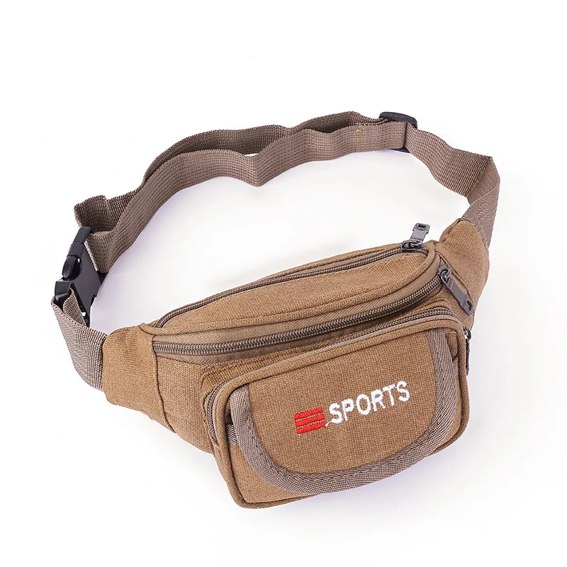 

Sports Letter Printed Men's Waist Packs Travel Outdoor Crossbody Chest Bag Unisex Portable Mobile Phone Coin Wallet Purse Pouch