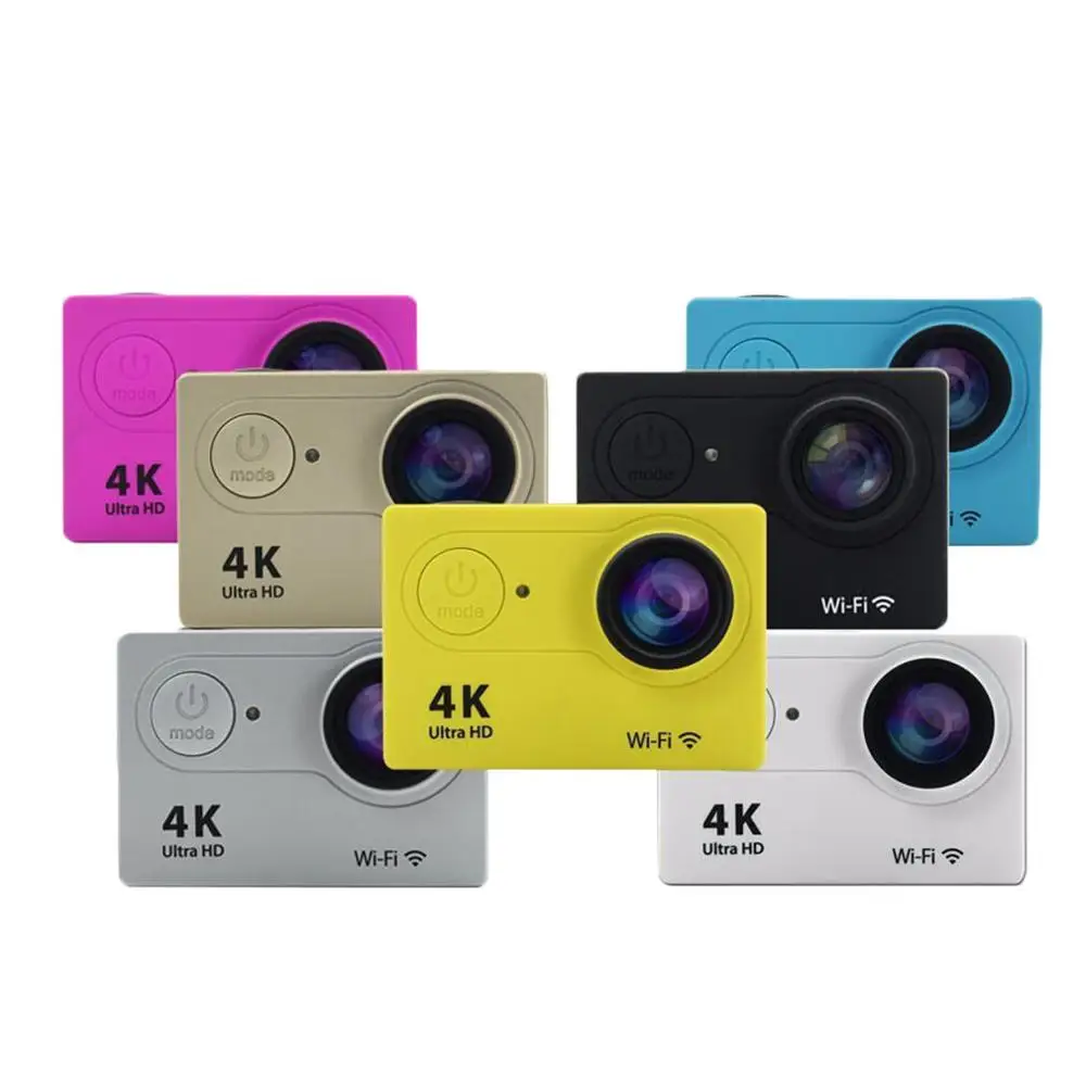 4K Wifi Экшн камера Full HD 30m Водонепроницаемая спортивная видеокамера DVR шлем