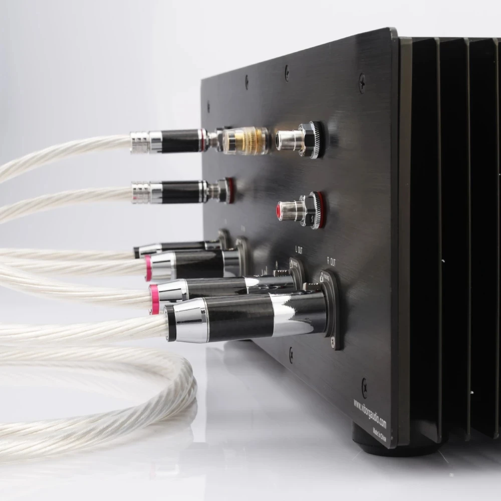 Audiocrast OCC пара HIFI 7N посеребренный кабель RCA Hi-end аудио 2RCA к для усилителя CD DVD плеера |