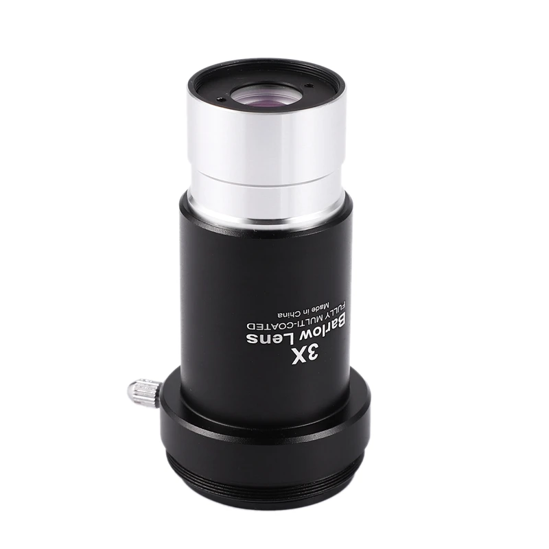 1 25 дюймов универсальный металлический ахроматические 3X линзой Барлоу Astro