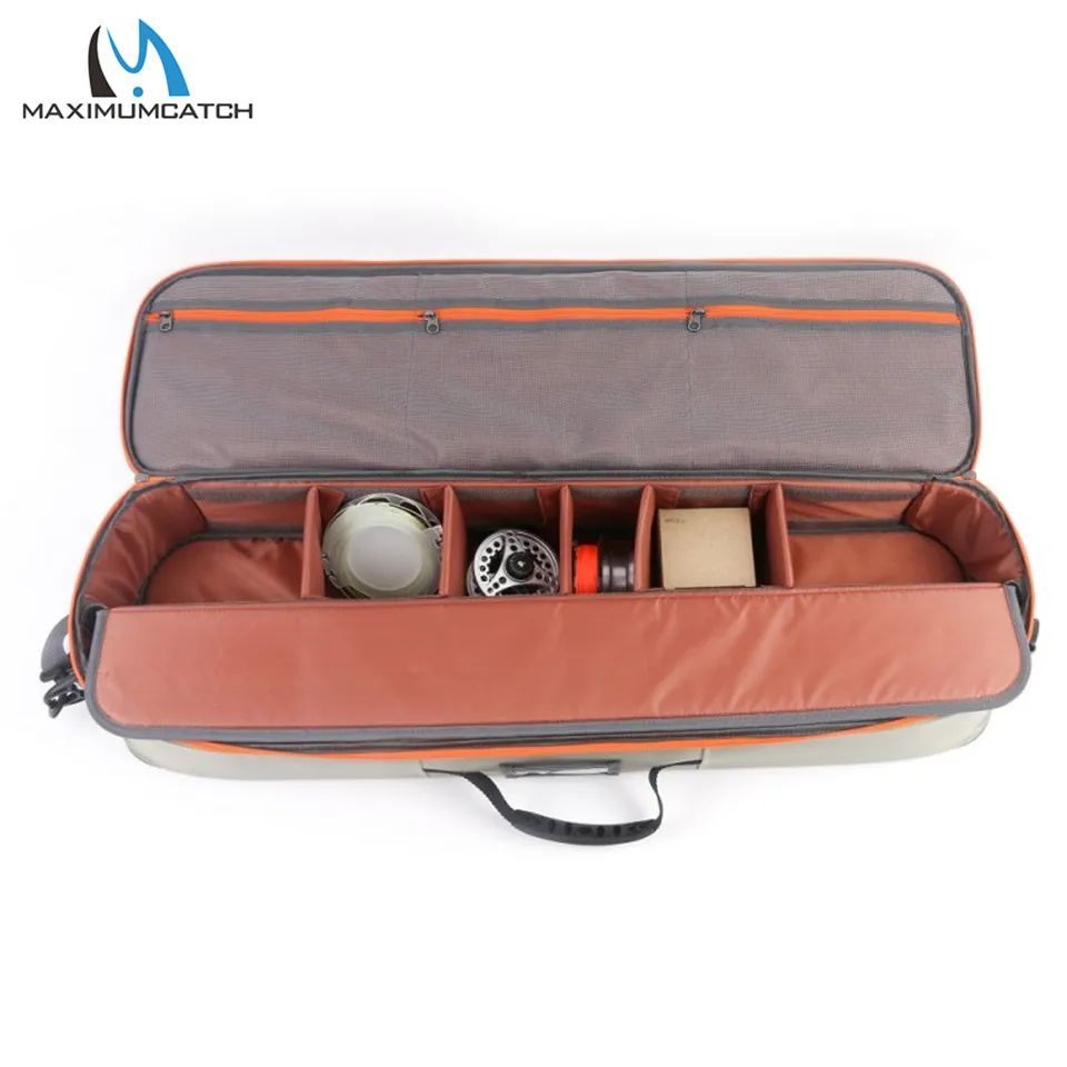 Maximumcatch 80x25x14cm Fishing Travel Case Pack Adjustable Waterproof Fly Fishing Sling Bag enlarge
