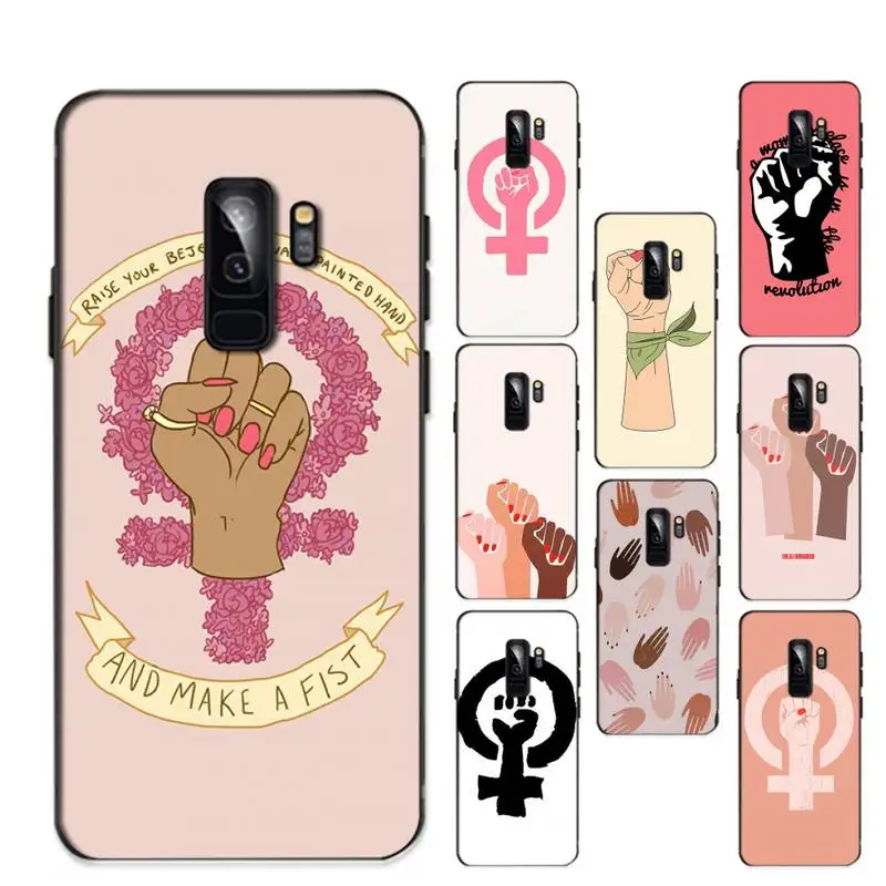

Pink Feminist Feminism Phone Case For Samsung Galaxy S 20lite S21 S21ULTRA s20 s20plus S21plus 20UlTRA