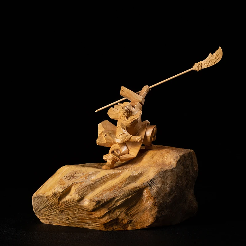 Резьба вручную сборный богатство Бог гуанон религиозные Будды Гуани молитвенная