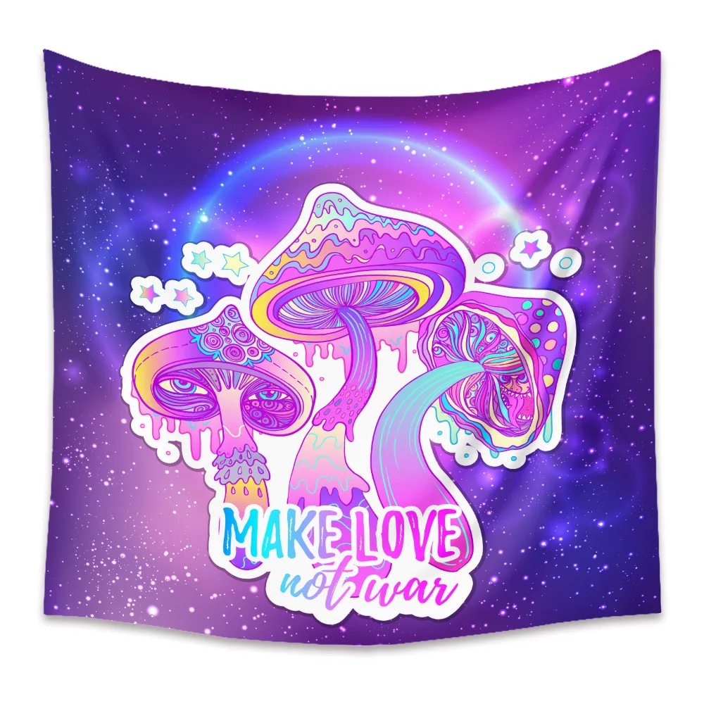 

India Mandala Tapestry Wall Hanging Boho Decor Wall Cloth Tapestries Psychedelic Hippie Night Moon Tapestry Mandala Wall Carpet