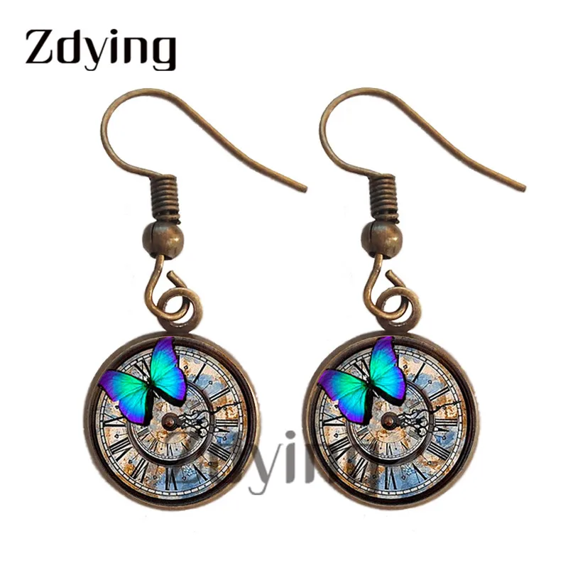 Винтажные серьги-подвески в стиле ретро стимпанк | Украшения и аксессуары