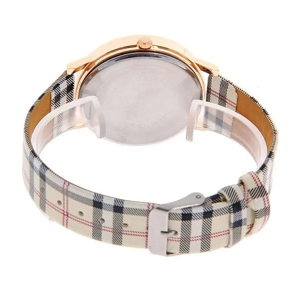 

New Brand Luxury Fashion Quartz Ladies Watch Plaid Clock Rose Gold Dial Dress Casual Wristwatch relogio feminino Women Watches