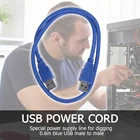 Кабель USB Type A папа-USB тип A папа шнур для PCIe Riser BTC Майнинг 24 дюйма двойной USB мини-USB источник питания