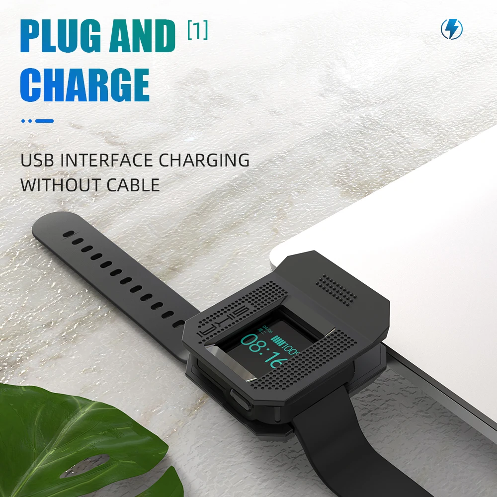 SIKAI USB Watch Charger For Xiaomi Mi Lite Cable Cord Charge Line Red Portable Smart Device | Наручные часы