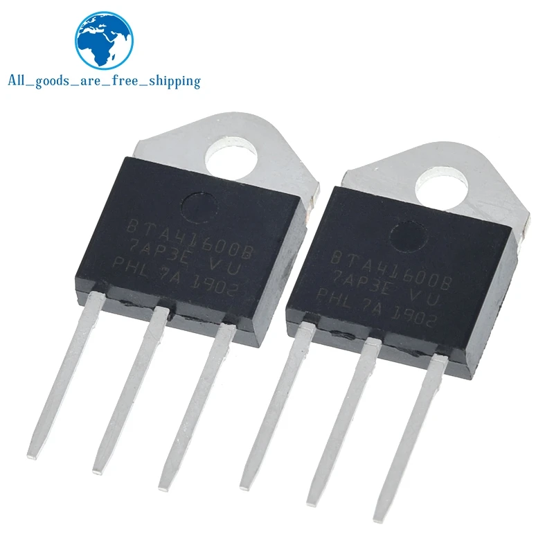 ТРИАК BTA41 600 600B BTA41600B BTA41600 TO 247 В 10 шт.|Интегральные схемы| |