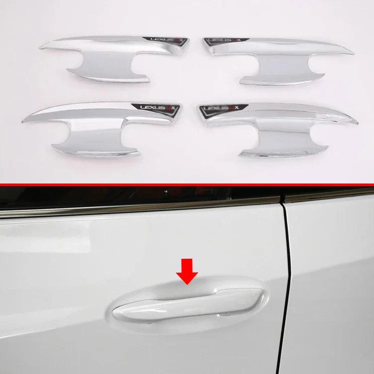 

Хромированная крышка дверной ручки из АБС-пластика для Lexus UX200 250H 260H 2019 2020