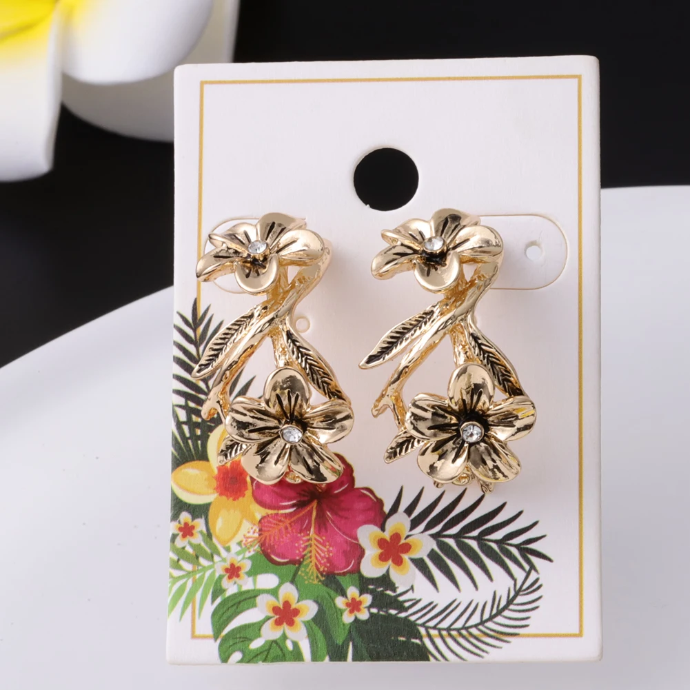 Cring Coco Enamel Flwoers Earrings Hawaiian Fashion Wholesale Price Blue Pink Plumeria Drop Earring Trendy Ear Ring for Women | Украшения и