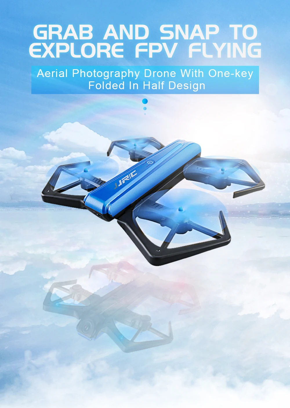 JJRC H43WH H43 складной Дрон 6 оси мини Дрон WI-FI FPV HD Камера Квадрокоптер с дистанционным управлением с удержания высоты G-sensor радиоуправляемого вертолета vs H37