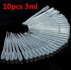10 шт 3 мл прозрачные пипетки Одноразовые пластиковые капельницы для переноса градуированных пипеток для смолы силиконовые формы
