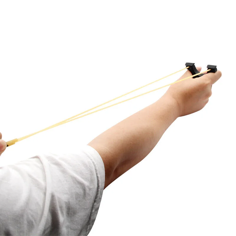 

Mini Slingshot Sling Shot Plastic Steel Catapult Sling Bow playing tools toy for outdoor kids game