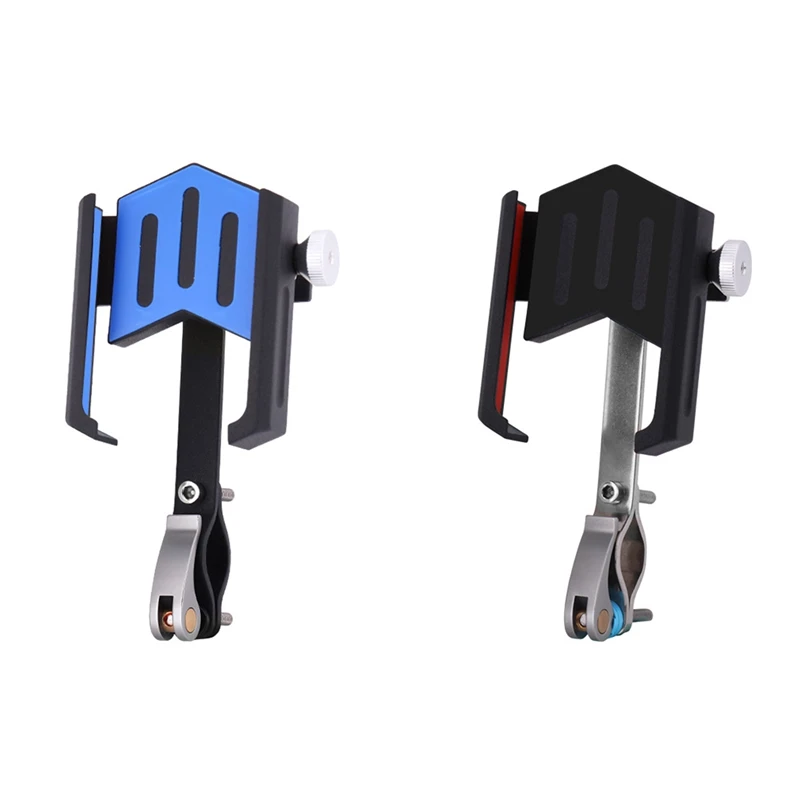 

360 Degree Universal Bike Aluminum Alloy Motorcycle Handlebar Phone Holder Stand Mount for iPhone Xiaomi Samsung