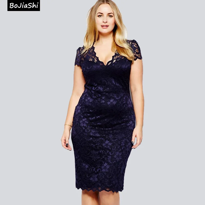 

2021 New Dress Spring and Summer Lace Dress Large Size Women's Clothing