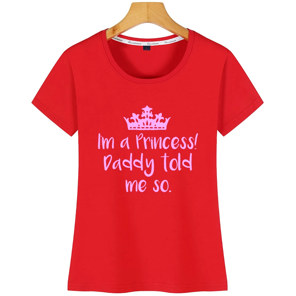 Женская футболка с надписью I A Princess Ddlg Daddy Little Brat черная короткая | одежда