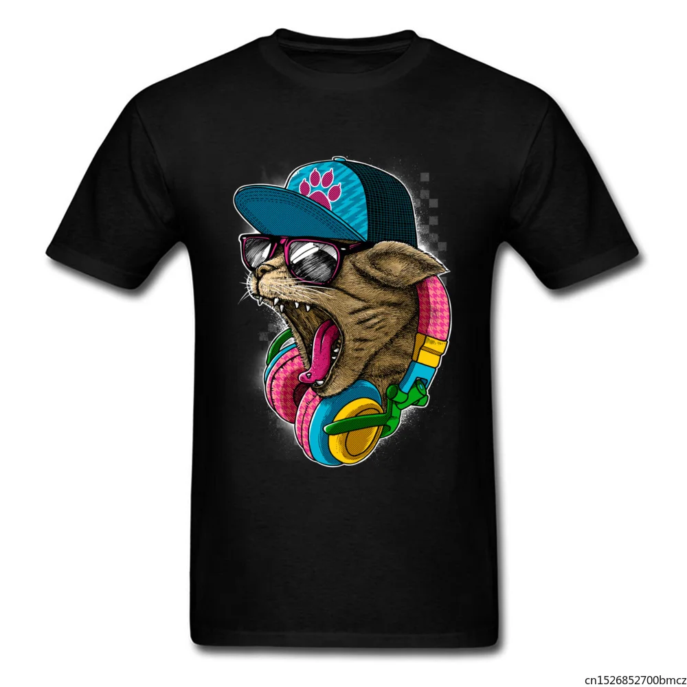 

Cool & Wild Big Cat T Shirt Printed Women Hipster Skater Street Top Hip Hop Music Lover Clothes