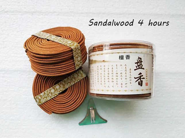 sandalwood 48 шт./кор. натуральный катушки Ладан ароматерапия аромат в помещении индийские буддийские сандаловое дерево Ладан без Кадило - Аромат: sandalwood