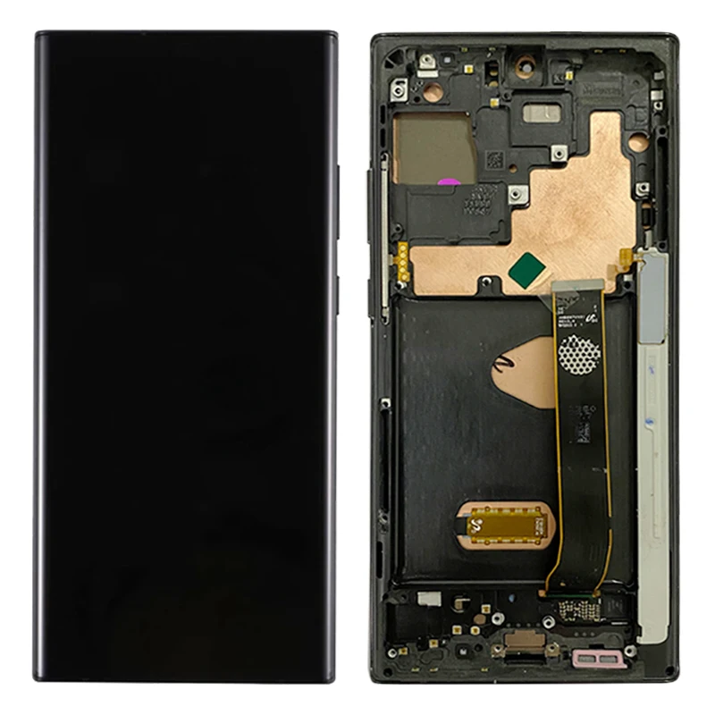 Ceny Oryginalny 6.9 ''N986 LCD Do Samsung Galaxy Note 20 Ultra Wyświetlacz LCD Ekran Dotykowy Z Ramą Montaż Sm-n986b N985F Ekran