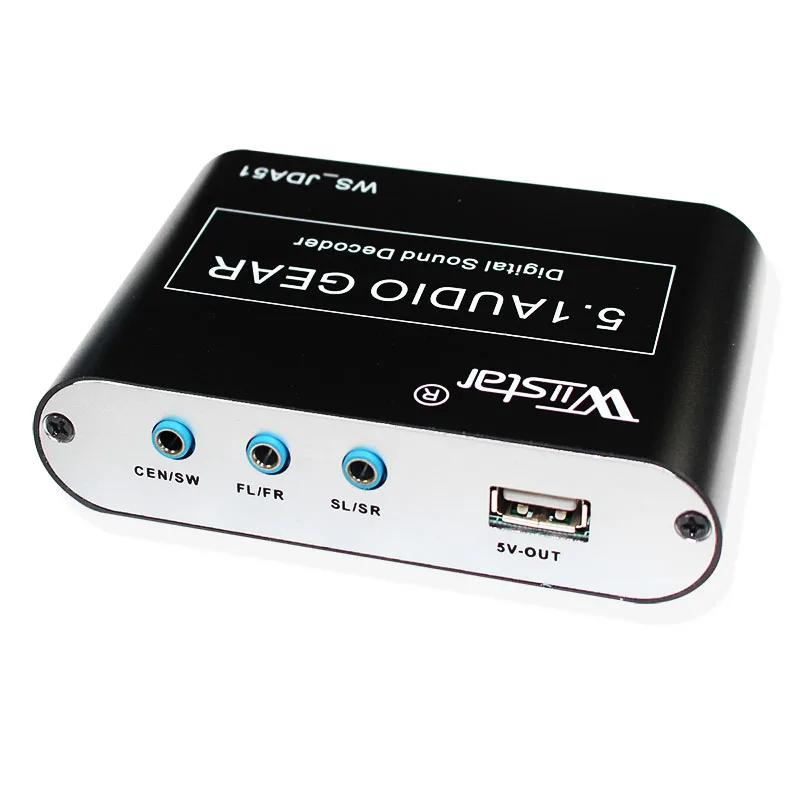 Wiistar 5 1 аудио декодер SPDIF коаксиальный к RCA DTS AC3 цифровой усилитель аналоговый для