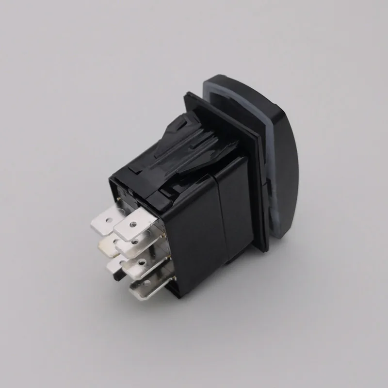 Выключатель питания с индикатором напряжения 7 контактов 12 В красный тумблер для