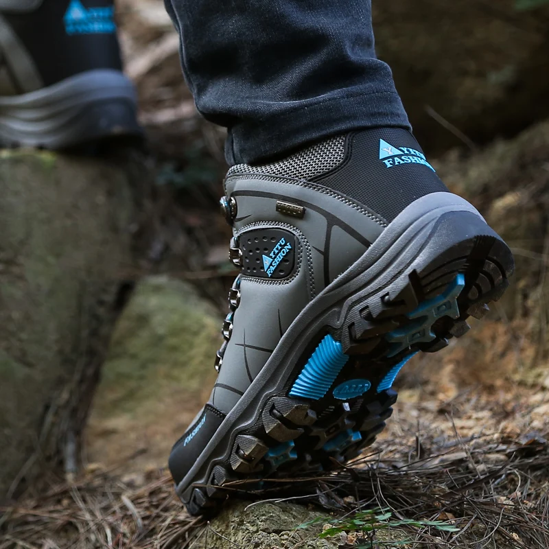 

Man Hiking Shoes Outdoor Climbing Trekking Non-slip Shockproof Comfortable Climbing Sneakers Waterproof Shoes Wear-resistant