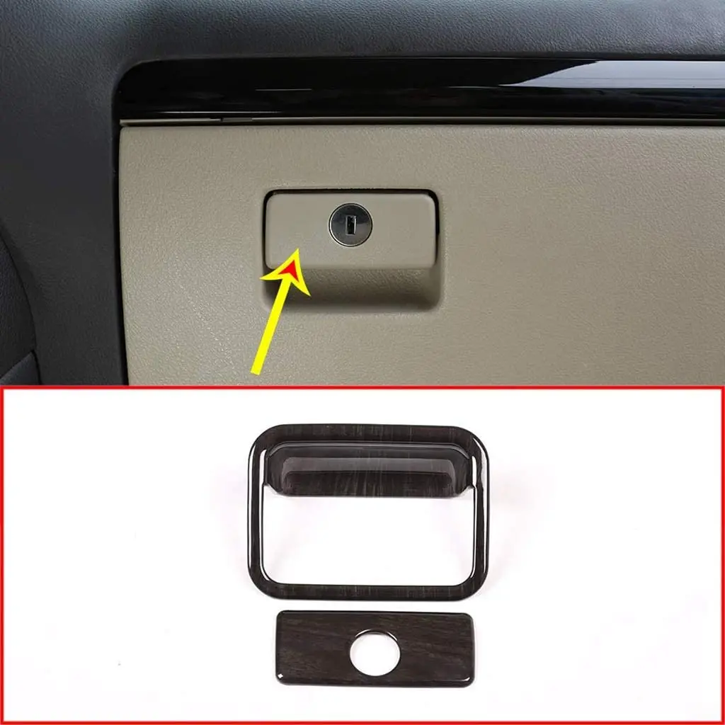 

АБС-пластик, крышка для внутренней отделки автомобиля, аксессуары для отделки, черная древесина для Toyota Prado FJ150 LC150 2010-2018