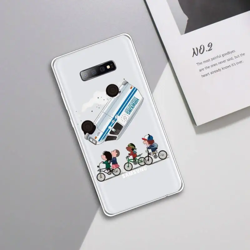 

Stranger Things American TV show Phone Case Transparent For Samsung Galaxy A 71 21s S note 8 9 10 plus 20 ultra