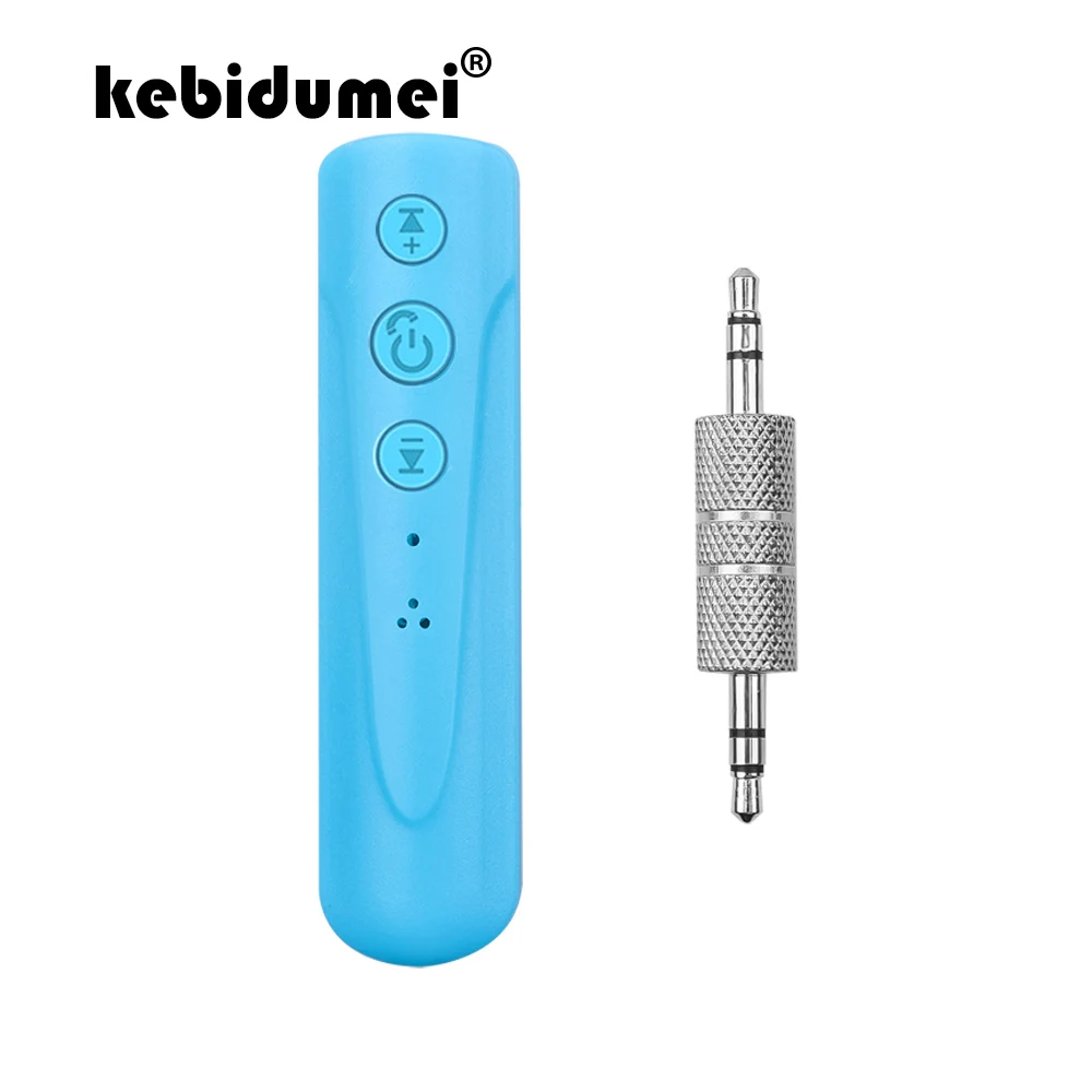 

kebidumei 3.5mm Jack Wireless Bluetooth MP3 Player Aux Audio Receiver Adapter Music Receiver Car Bluetooth Hands-Free For Phone