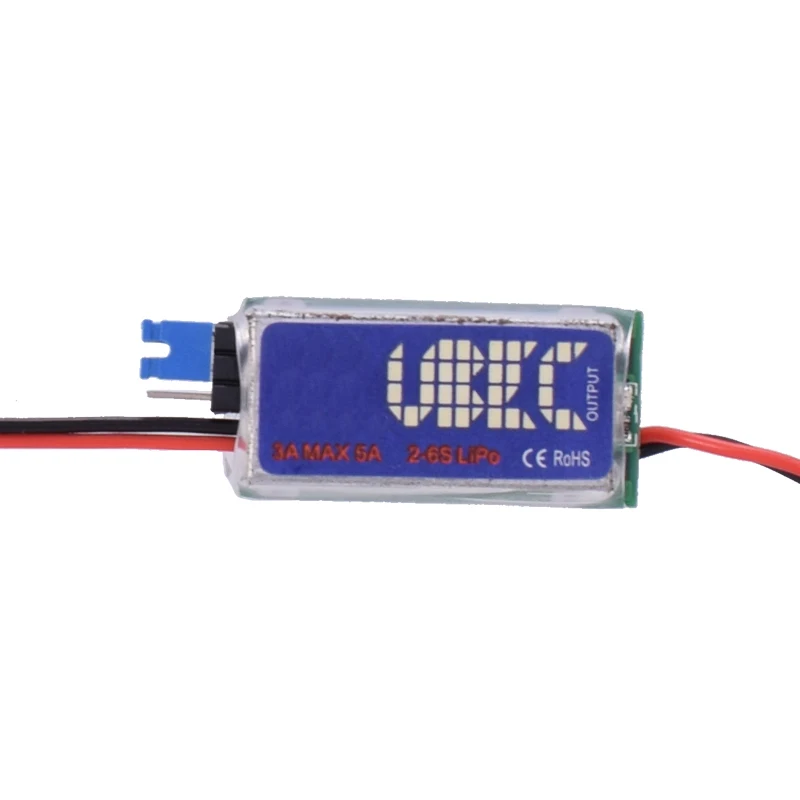 

UBEC Max 5A 2-6S переключатель режима с функцией защиты от перегрузки по току и перегрева, низкий уровень радиочастотного шума, 5 В, 3 А, игрушечные д...