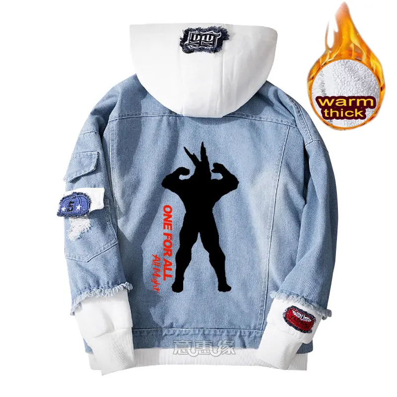 018 Boku No My Hero Academy hoodie Midoriya izku, пальто для косплея, джинсовая куртка для мужчин, зимняя женская джинсовая верхняя одежда, теплая толстовка - Цвет: 018