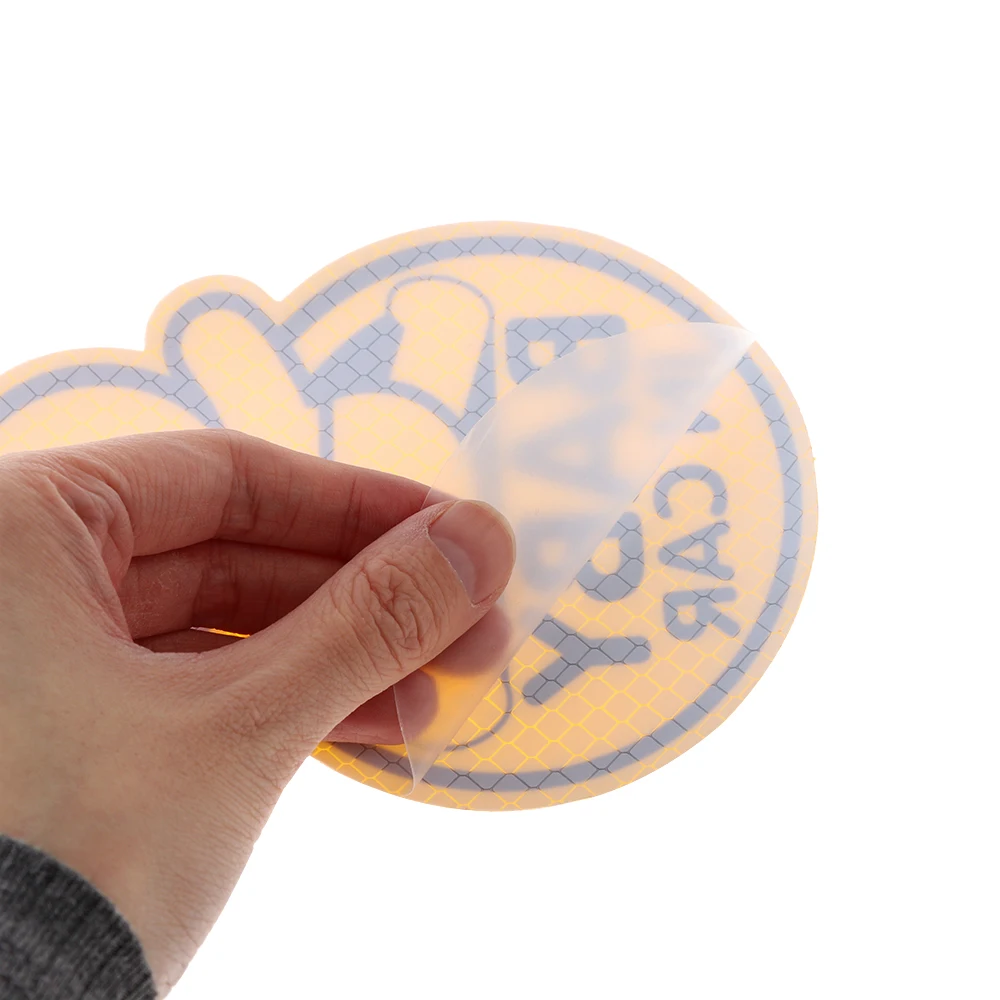 Хит продаж милые автомобильные детские светоотражающие наклейки Guan Yuanguang