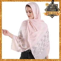 popular spring 2021 new style muslim hijabs scarvesscarf women fashion hijab wraps 70x180cm shawls headband thin soft