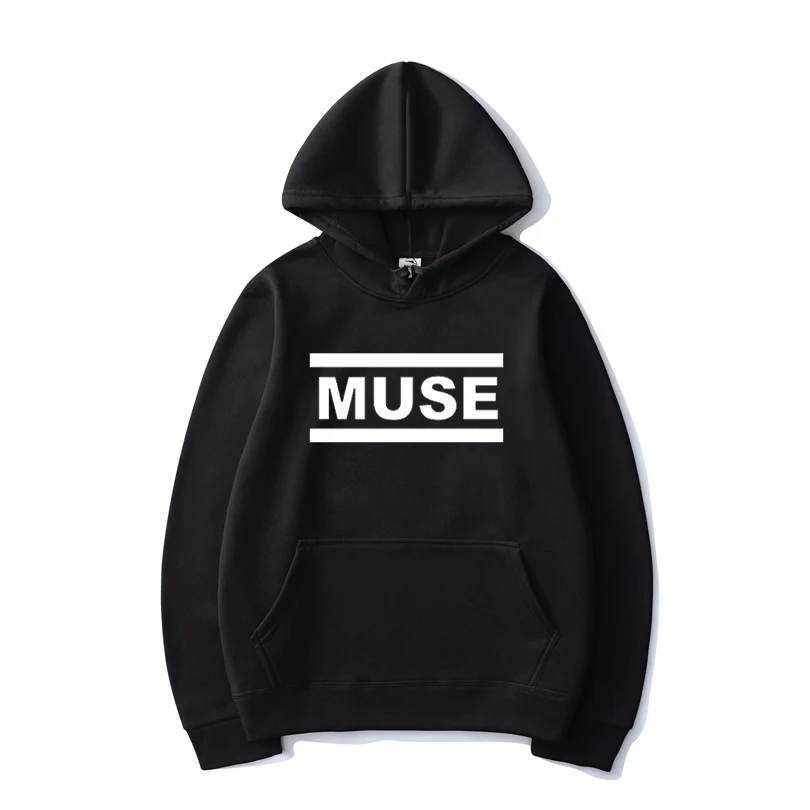 

2020 New MUSE Letter Printed Hoodies Fashion Rock Band Men/Women Casual Hooded Sweatshirt Pullover Harajuku Hip Hop Hoodie Tops