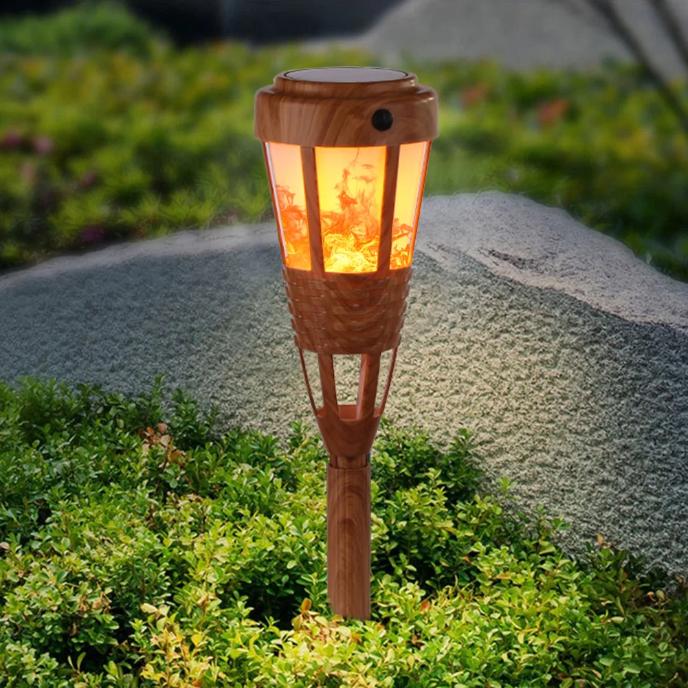 저렴한 4pcs LED 태양 지상 조명 시뮬레이션 불꽃 토치 잔디 스테이크 램프 대나무 정원 장식 야외 마당 빛 통로 구매 4pcs LED 태양 지상 조명 시뮬레이션 불꽃 토치 잔디 스테이크 램프 대나무 정원 장식 야외 마당 빛 통로