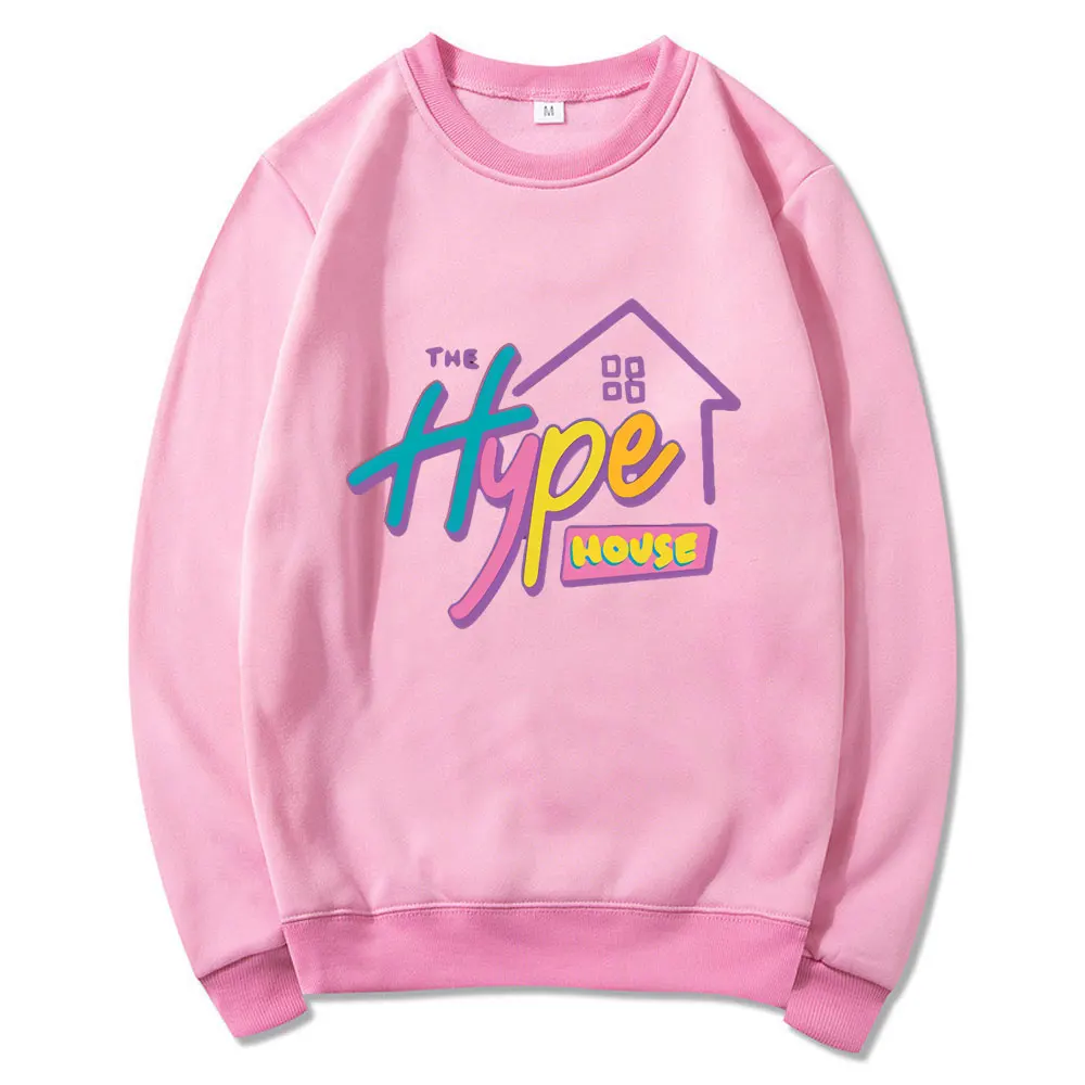 

The Hype House Hoodies Charli D'Amelio Sweatshirts Men Women Print Addison Rae Hoodies Pullover Unisex Harajuku Pullover