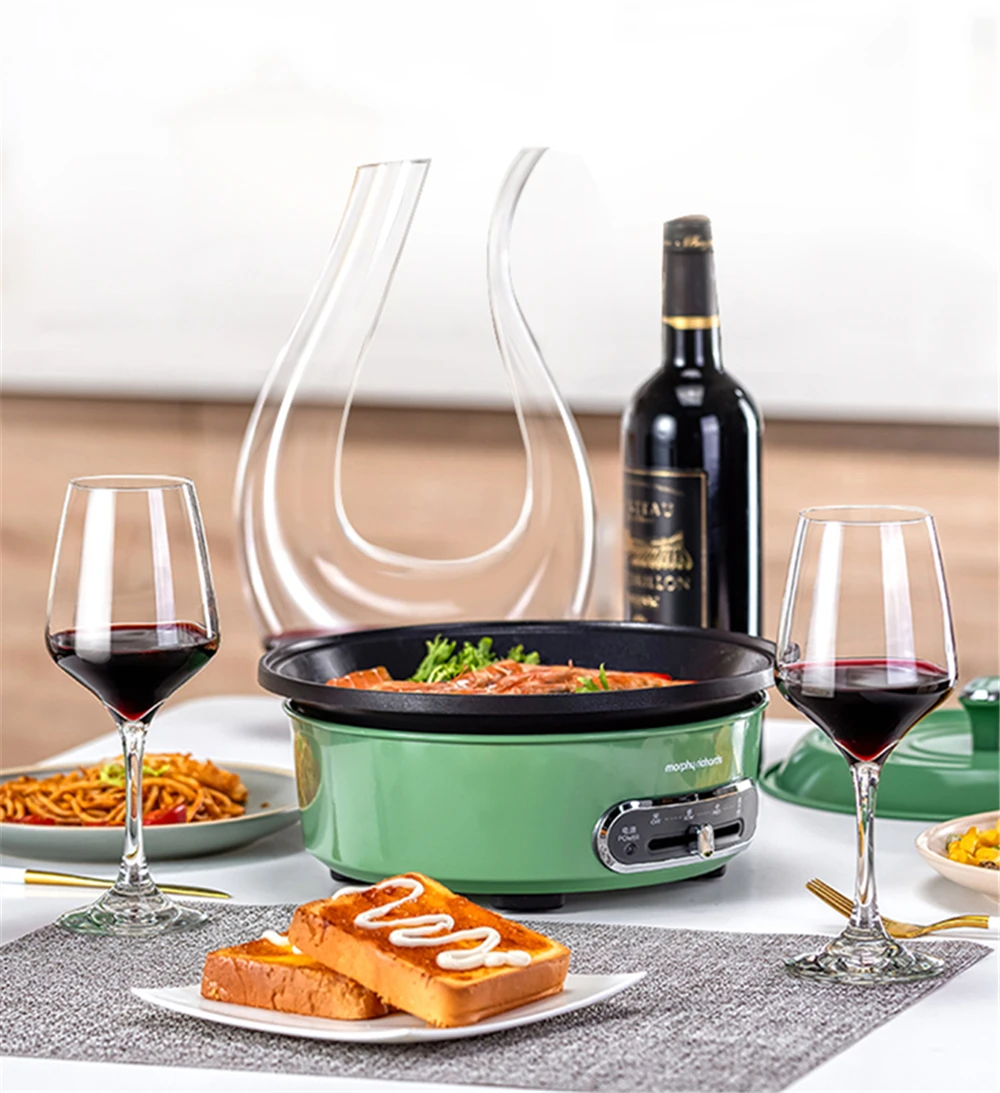 

1500ML Big Decanter Handmade Crystal Red Wine Brandy Champagne Glasses Decanter Bottle Jug Pourer Aerator For Family Bar