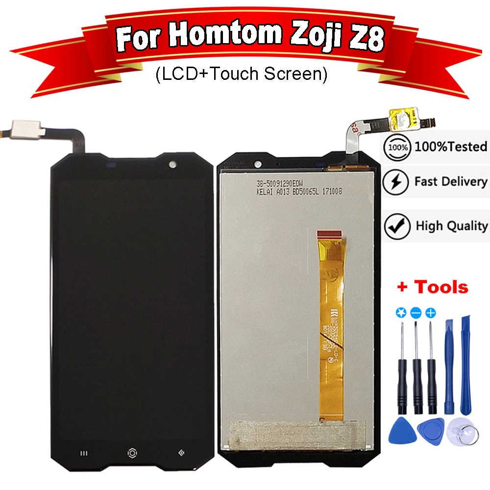 Для Homtom зоджи Z8 ЖК-дисплей Дисплей + сенсорный экран Экран 100% оригинал испытания