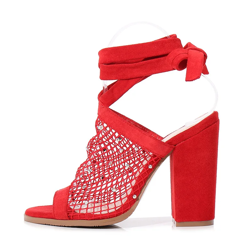 

2020 spring and summer fish mouth Pu women's sandals buckle sexy 8cm high heel women's shoes