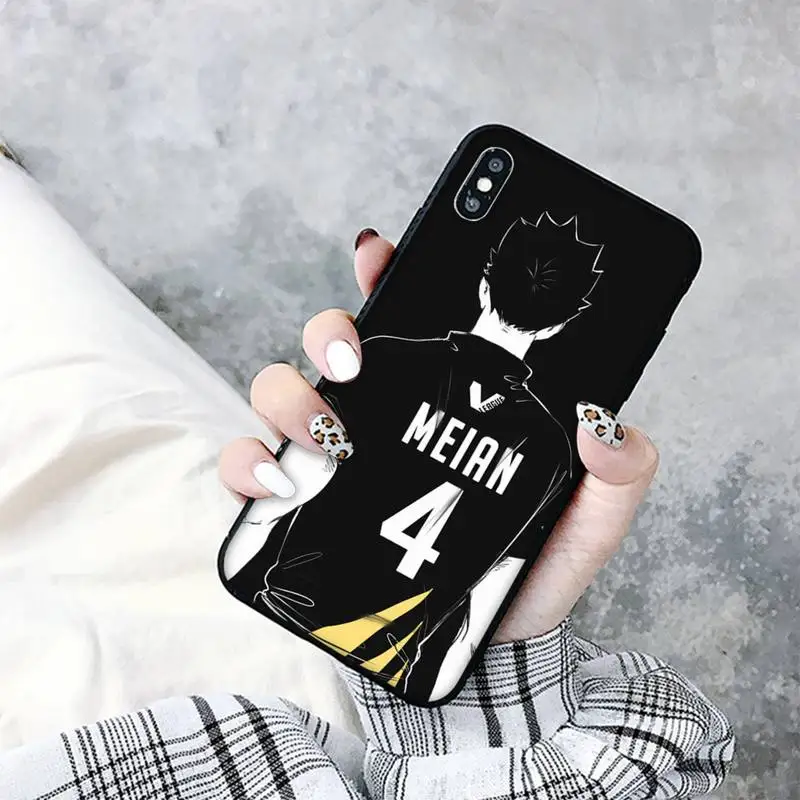 Чехол Haikyuu Hinata для телефона с рисунком аниме-волейбола iphone 13 8 7 6 6S Plus X 5S SE 2020 XR 11 12mini