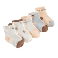 5 pairs kids socks cotton warm winter socks for baby girls cute cartoon casual sport newborn toddler boys socks 0 5 yrs