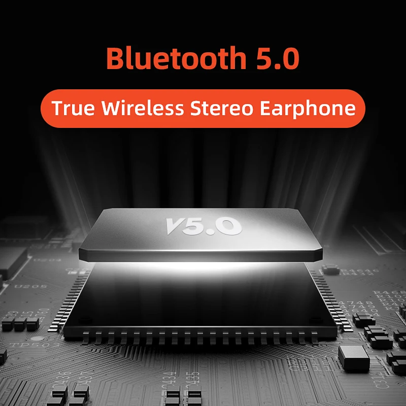 T3 TWS отпечатков пальцев сенсорные беспроводные наушники Bluetooth V5.0 3D стерео с