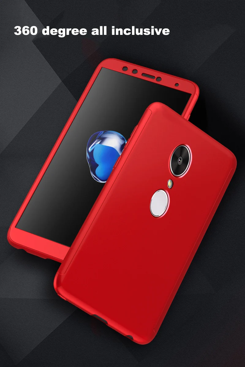 360 Degree Full Case For Xiaomi Redmi Note 7 6 Pro Cover Protective Shell On Xiomi GO 5A With Tempered Glass | Мобильные телефоны и
